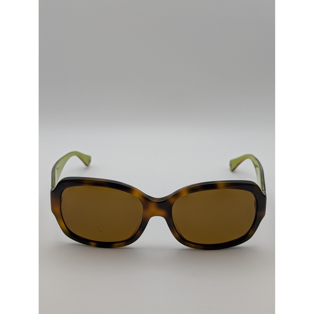 Coach HC 8001 L001 Emma Tortoise Green Signature C Sunglasses 57-17-135